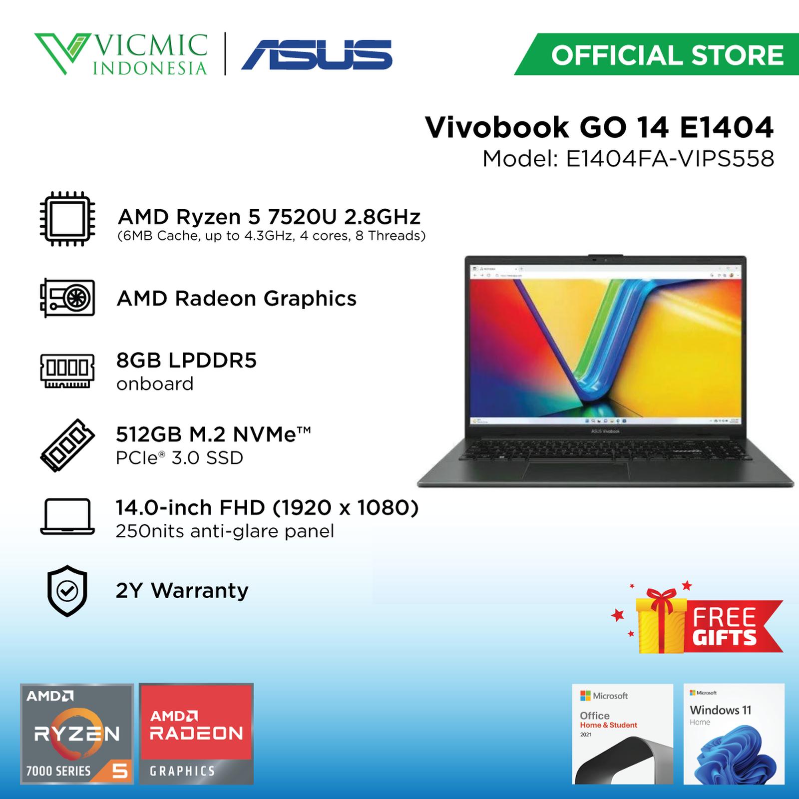 Asus VIVOBOOK GO 14 E1404FA-VIPS558
