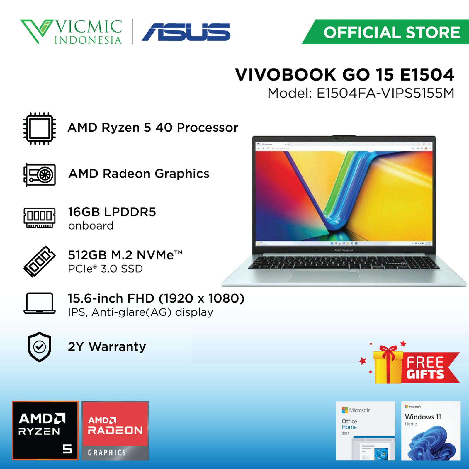 Asus VIVOBOOK GO 15 E1504FA-VIPS5155M
