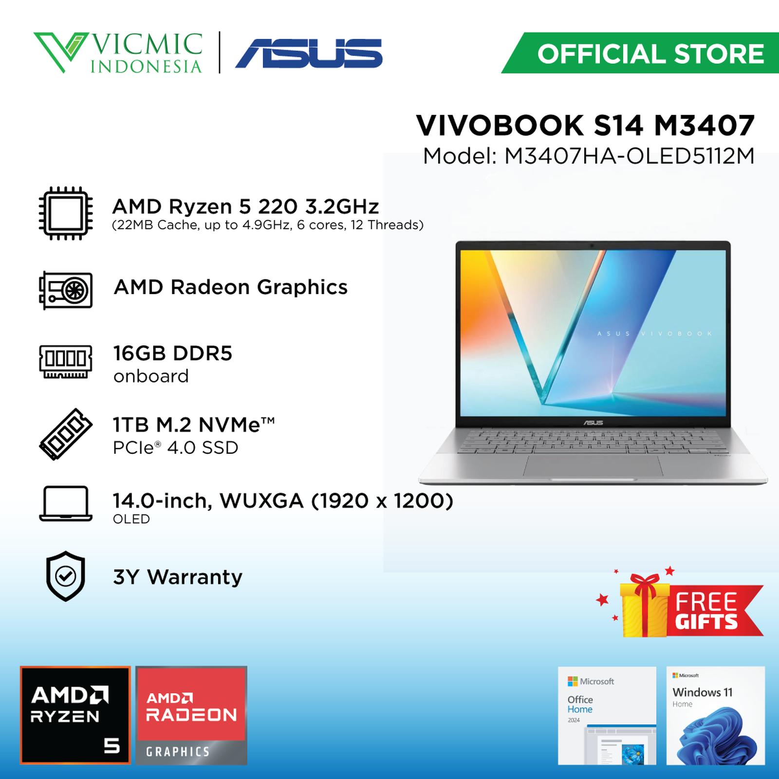 Asus VIVOBOOK S14 M3407HA-OLED5112M