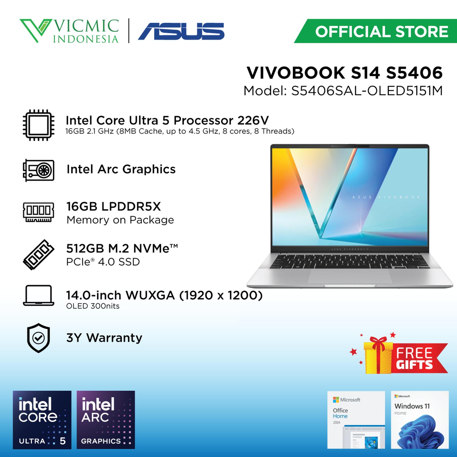 Asus VIVOBOOK S14 S5406SAL-OLED5151M