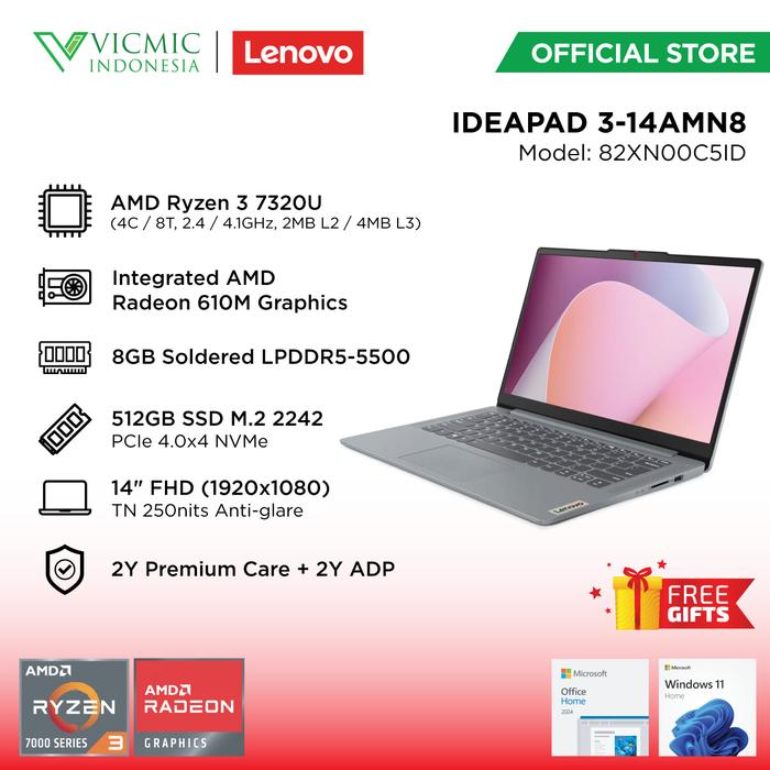 Lenovo IDEAPAD 3-14AMN8-82XN00C5ID