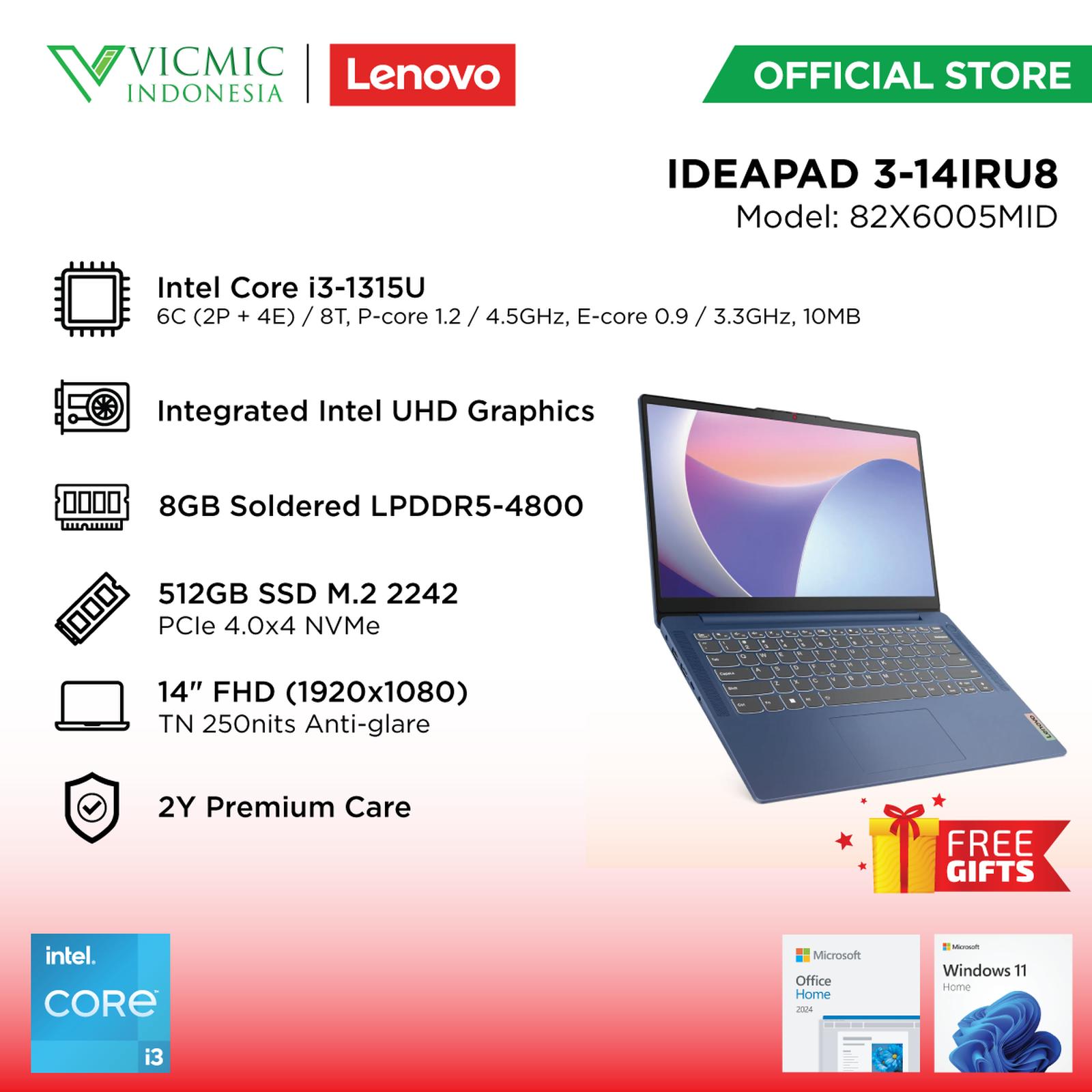 Lenovo IDEAPAD 3-14IRU8-82X6005MID
