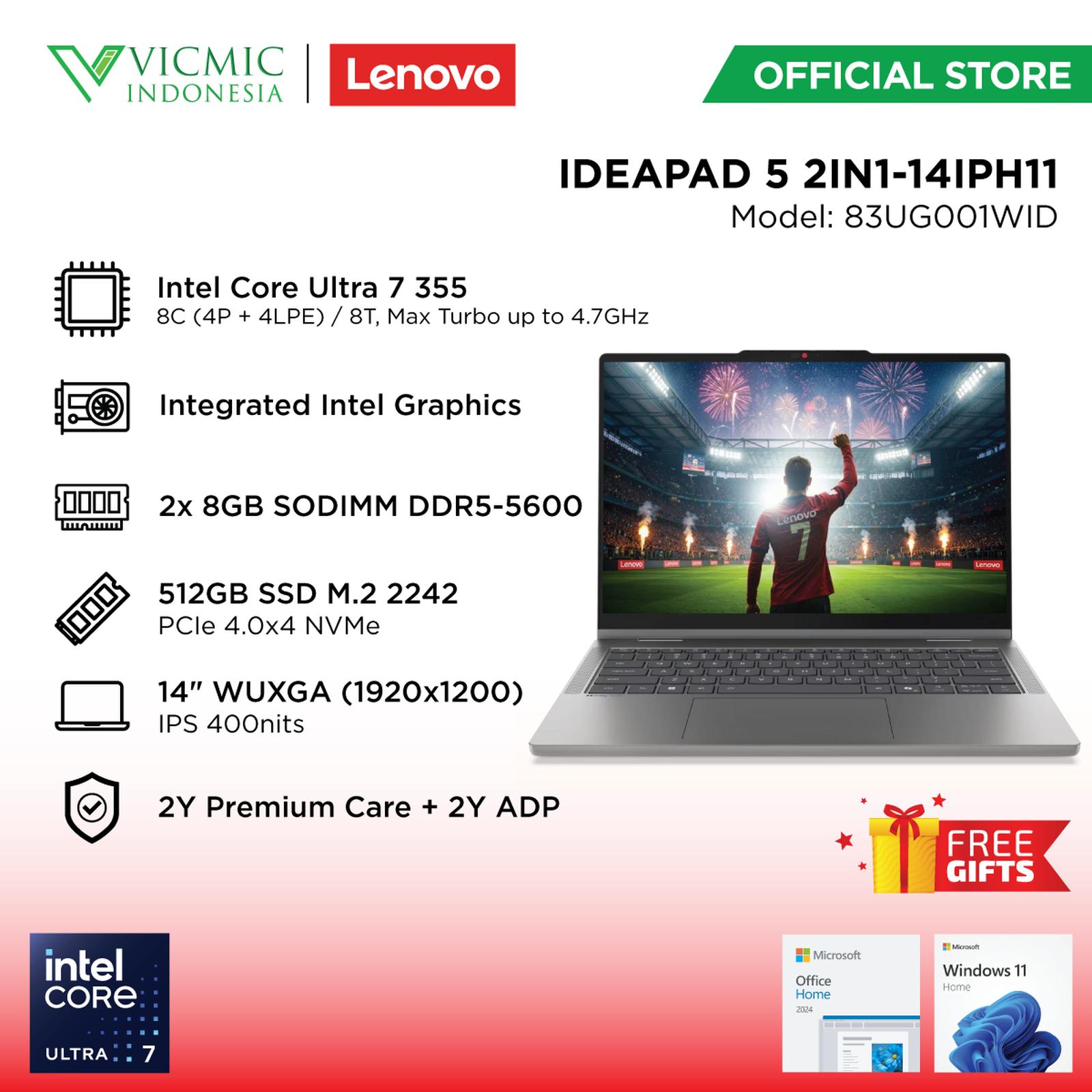 Lenovo IDEAPAD 5 2IN1-14IPH11-83UG001WID