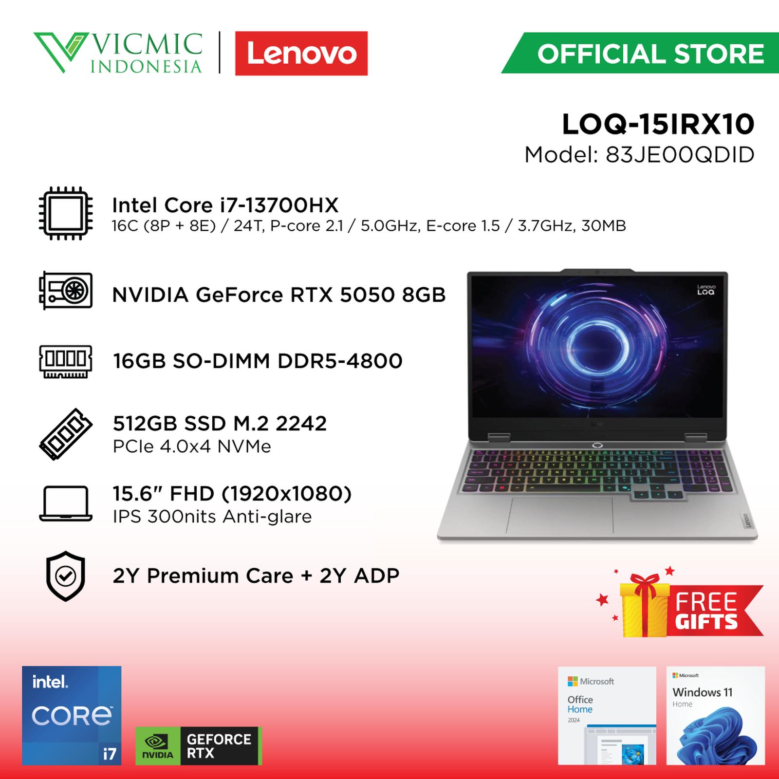 Lenovo LOQ-15IRX10-83JE00QDID