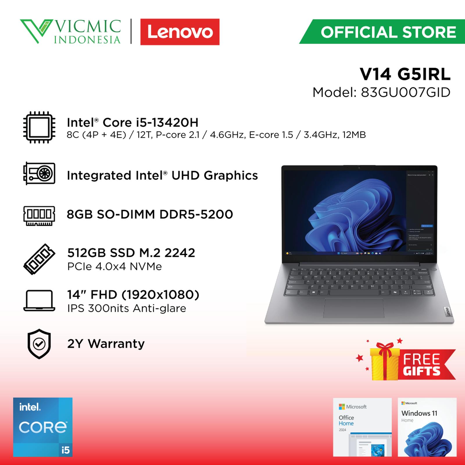 Lenovo V14-G5IRL-83GU007GID