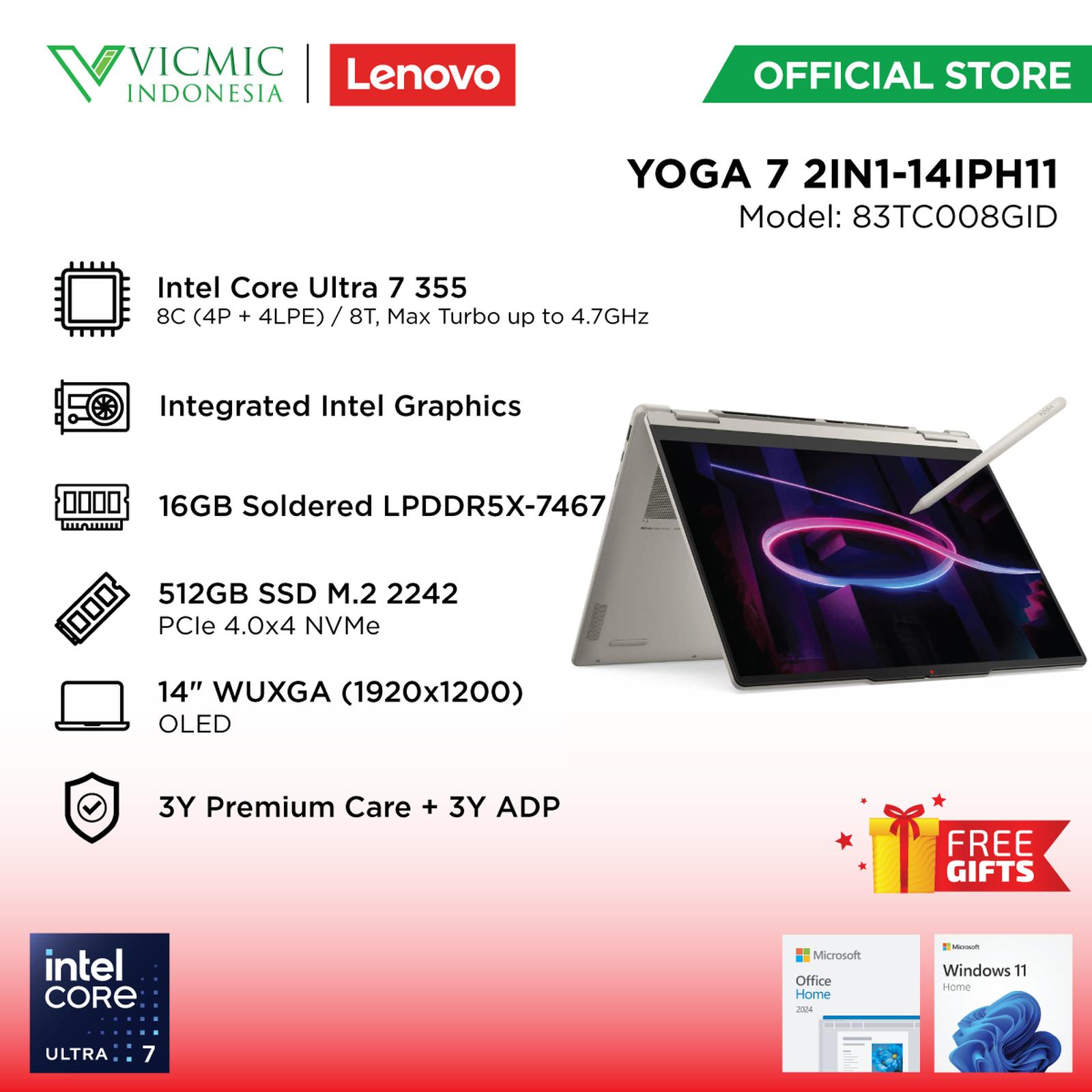 Lenovo YOGA 7 2IN1-14IPH11-83TC008GID