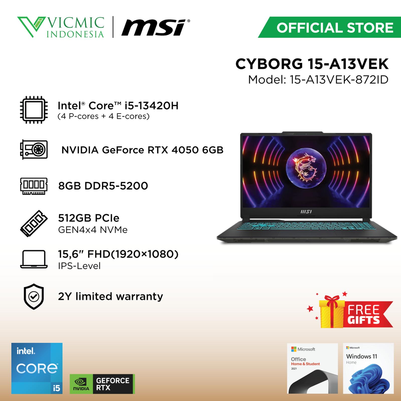 MSI CYBORG 15-A13VEK-872ID