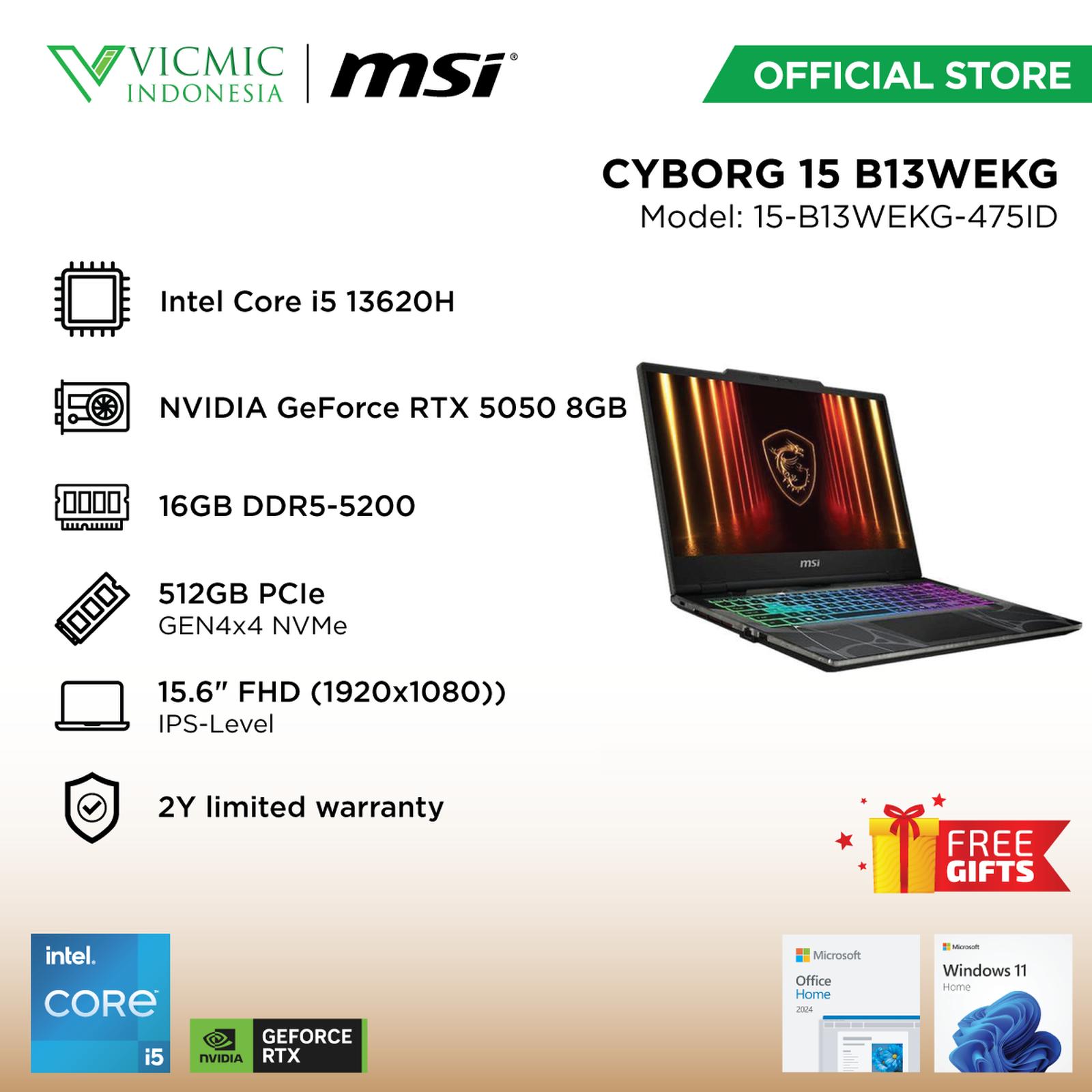 MSI CYBORG 15-B13WEKG-475ID