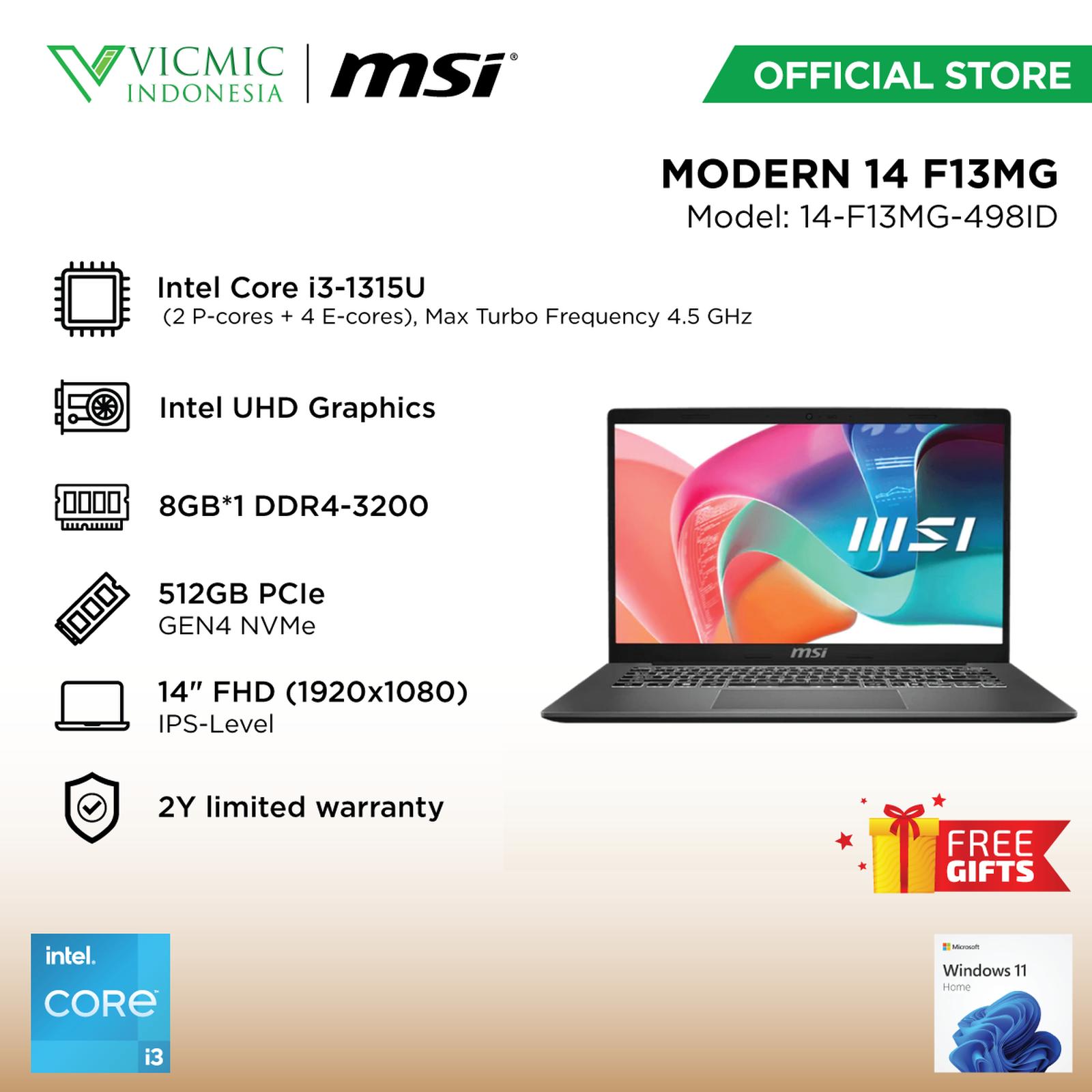 MSI MODERN 14-F13MG-498ID