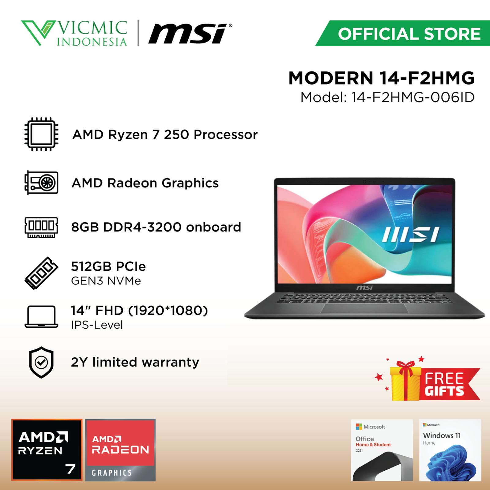 MSI MODERN 14-F2HMG-006ID