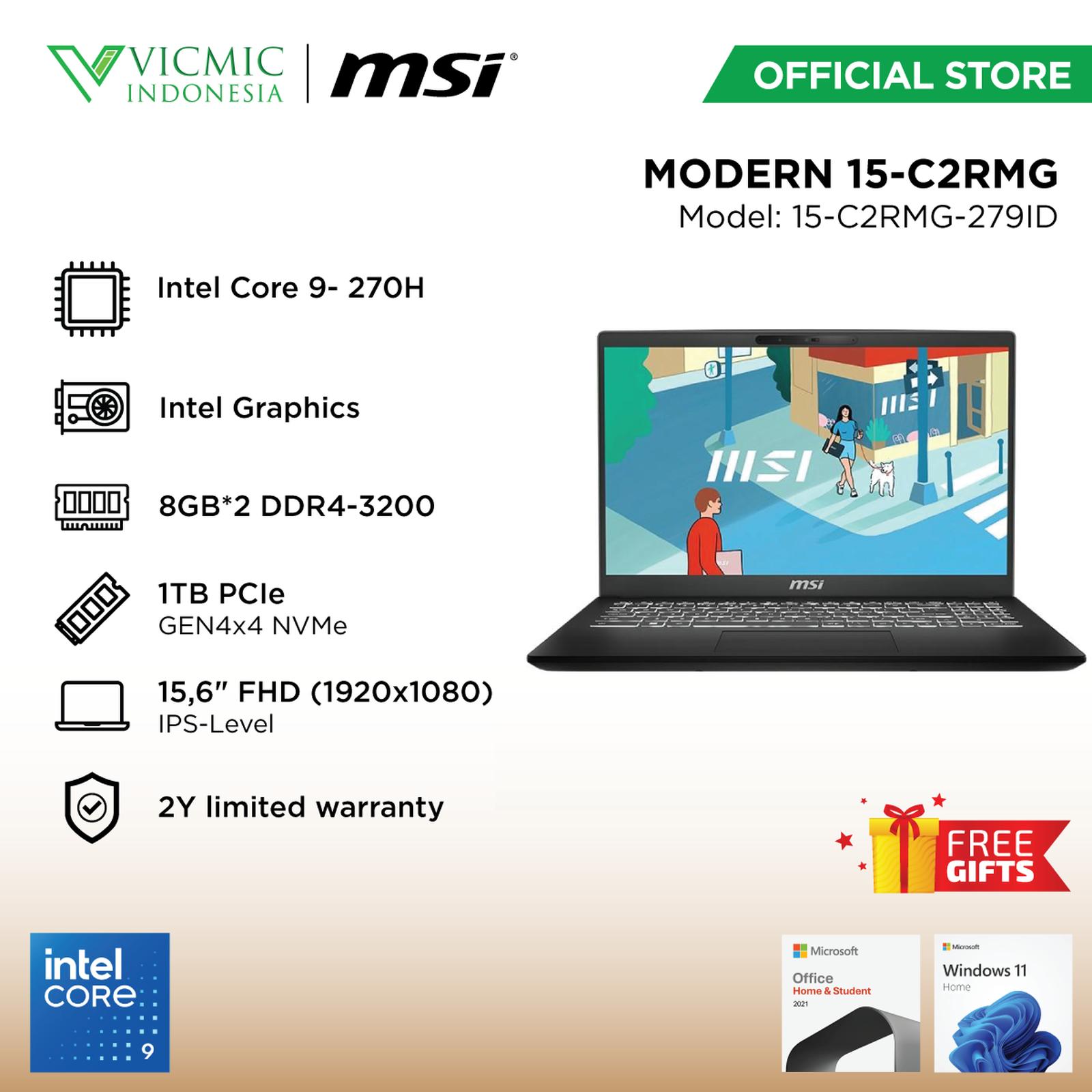 MSI MODERN 15-C2RMG-279ID