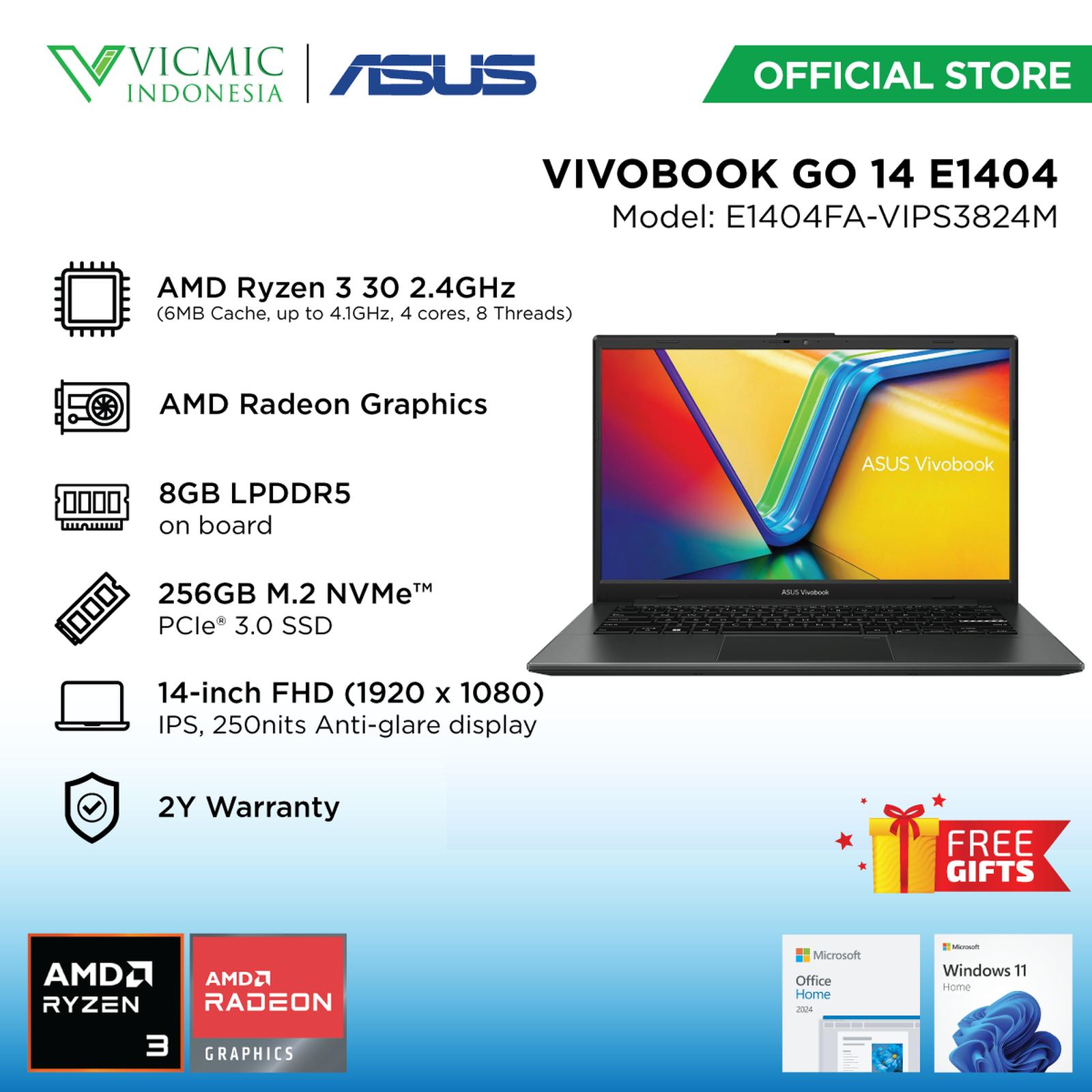 Asus VIVOBOOK GO 14 E1404FA-VIPS3824M
