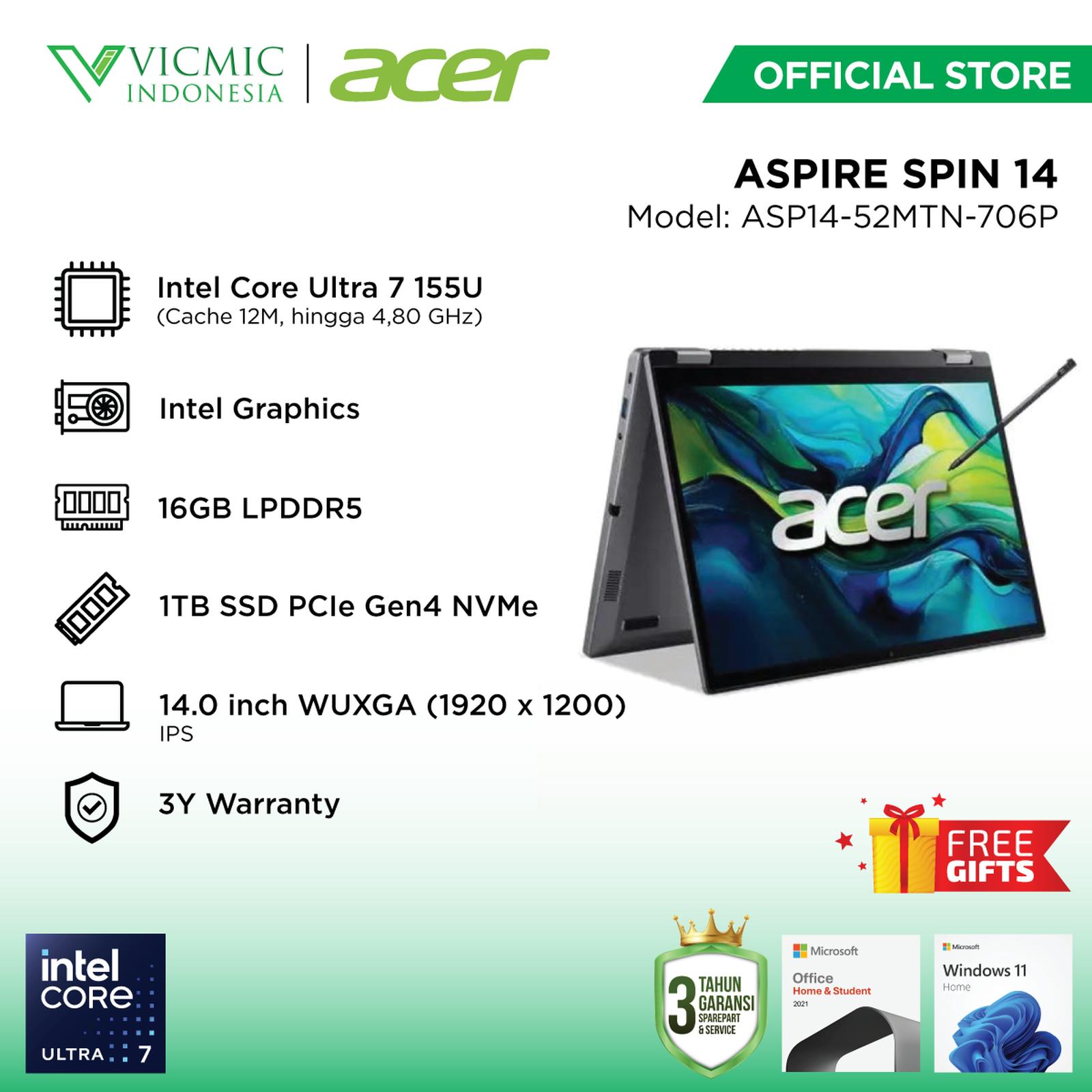 Acer ASPIRE SPIN 14 ASP14-52MTN-706P
