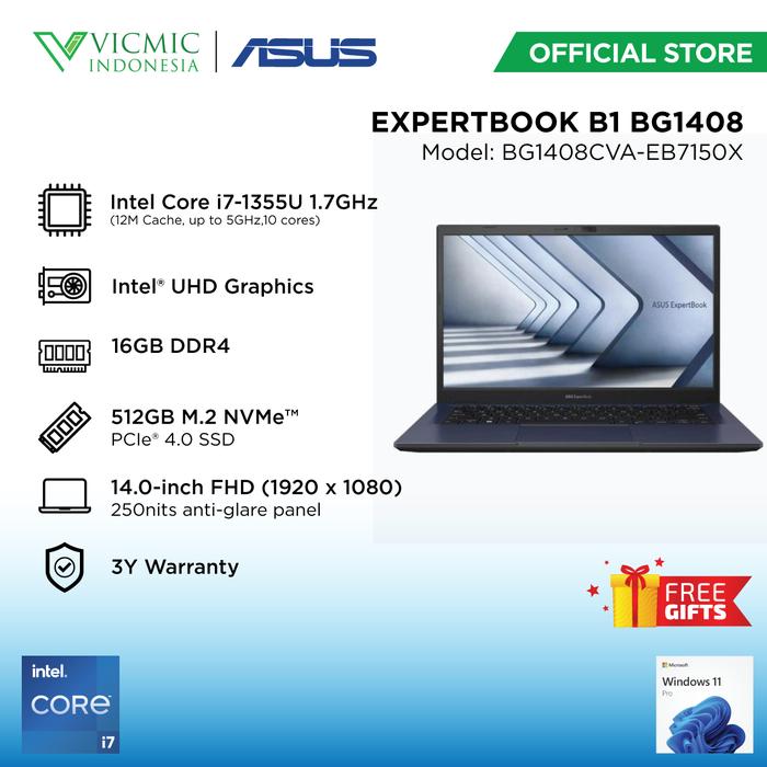 Asus EXPERTBOOK BG1408CVA-EB7150X