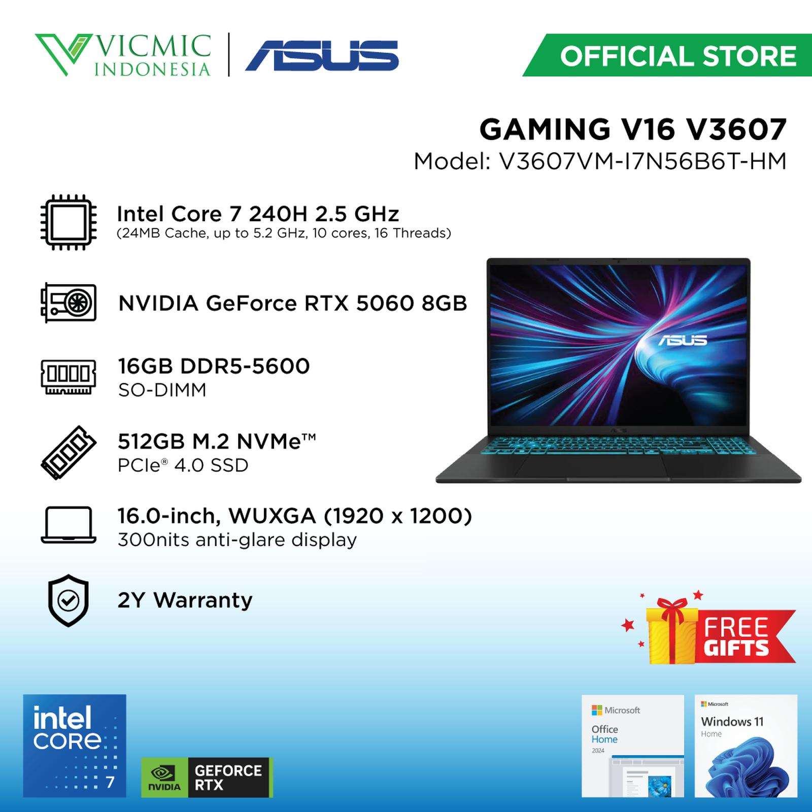 Asus GAMING V16 V3607VM-I7N56B6T-HM