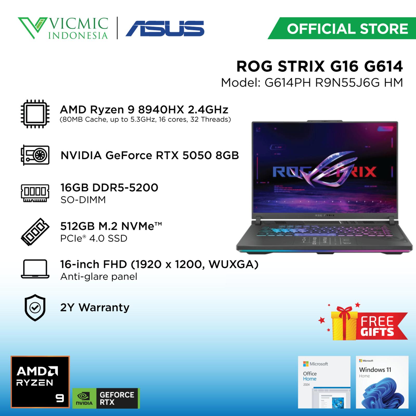Asus ROG STRIX G16 G614PH-R9N55J6G-HM