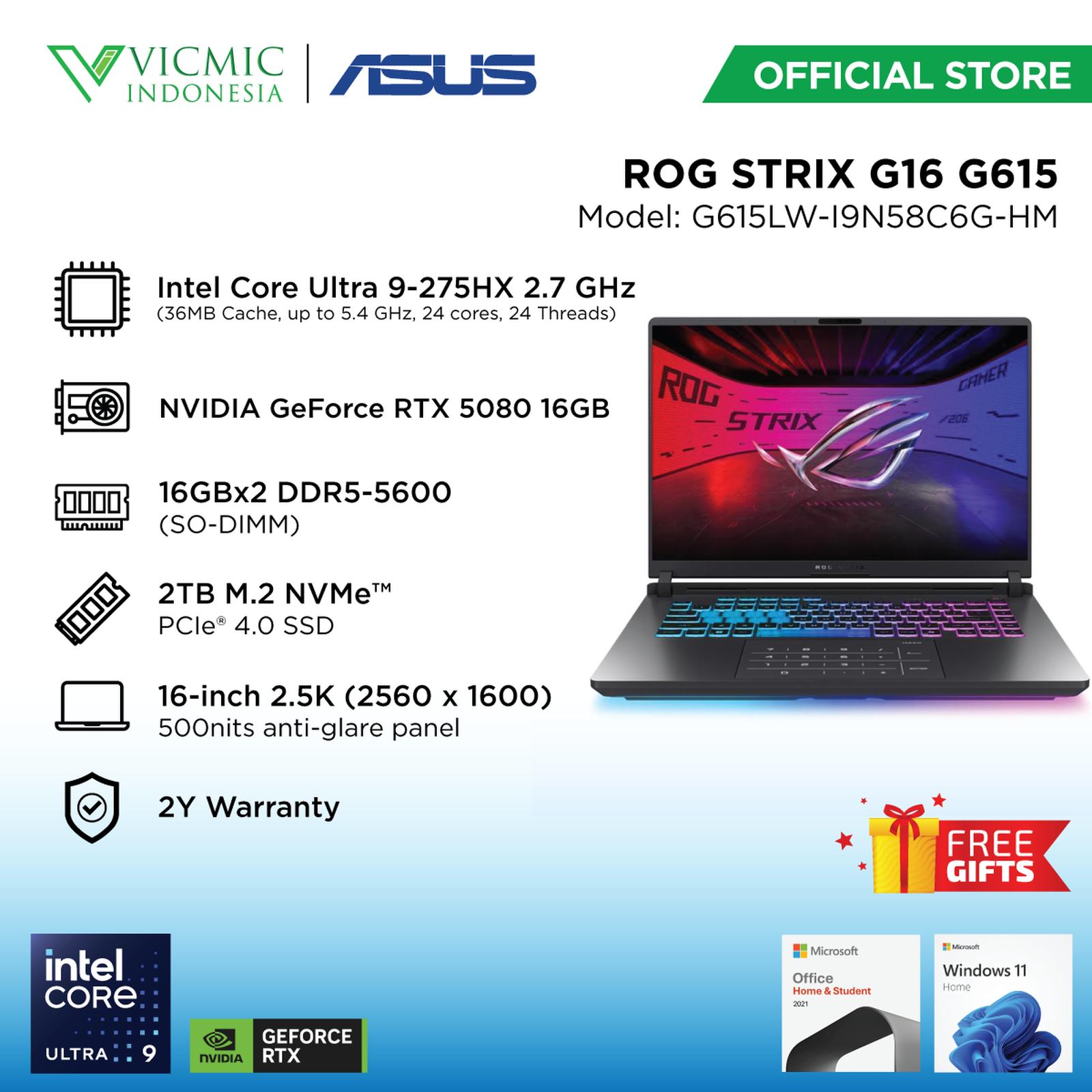 Asus ROG STRIX G16 G615LW-I9N58C6G-HM