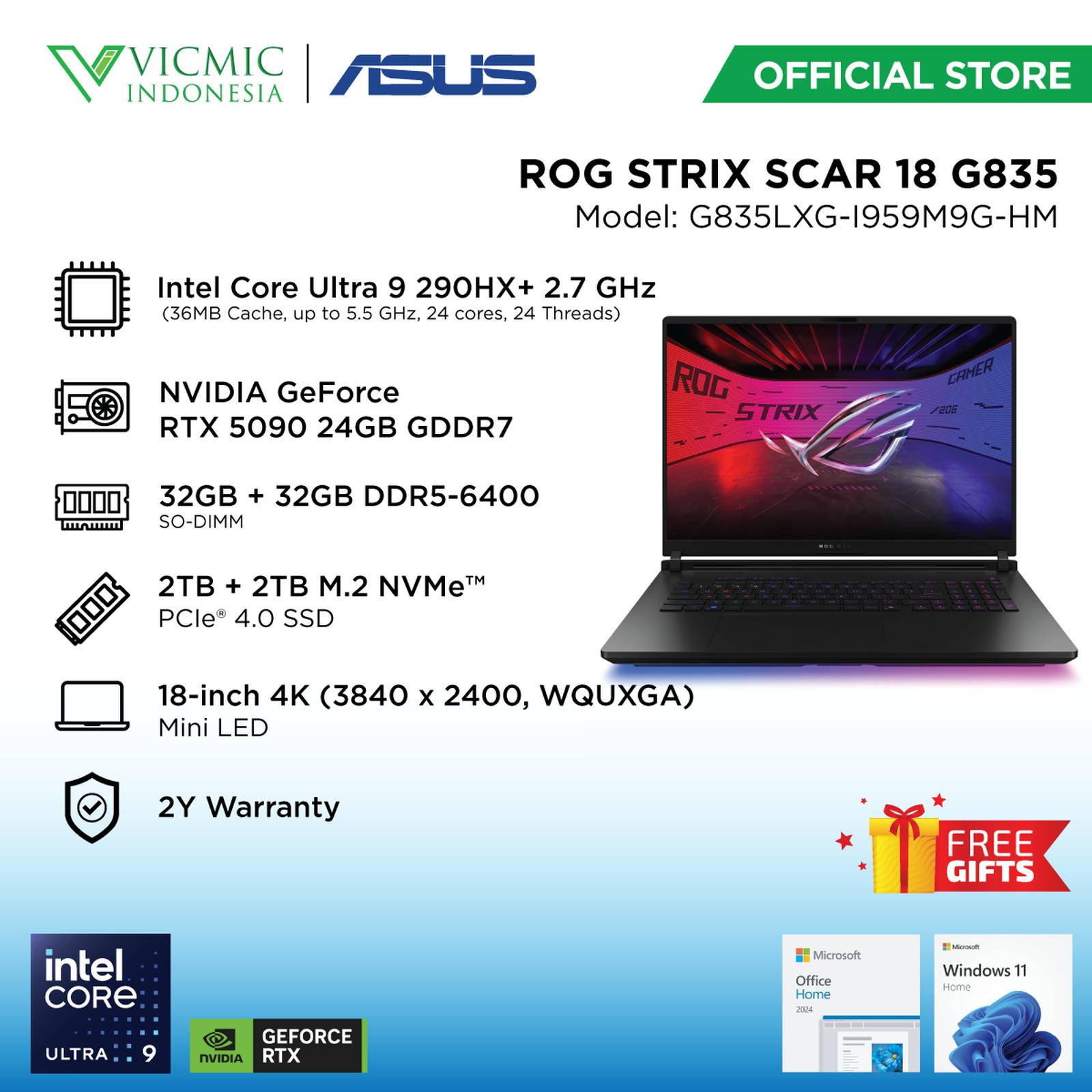 Asus ROG STRIX SCAR 18 G835LXG-I959M9G-HM