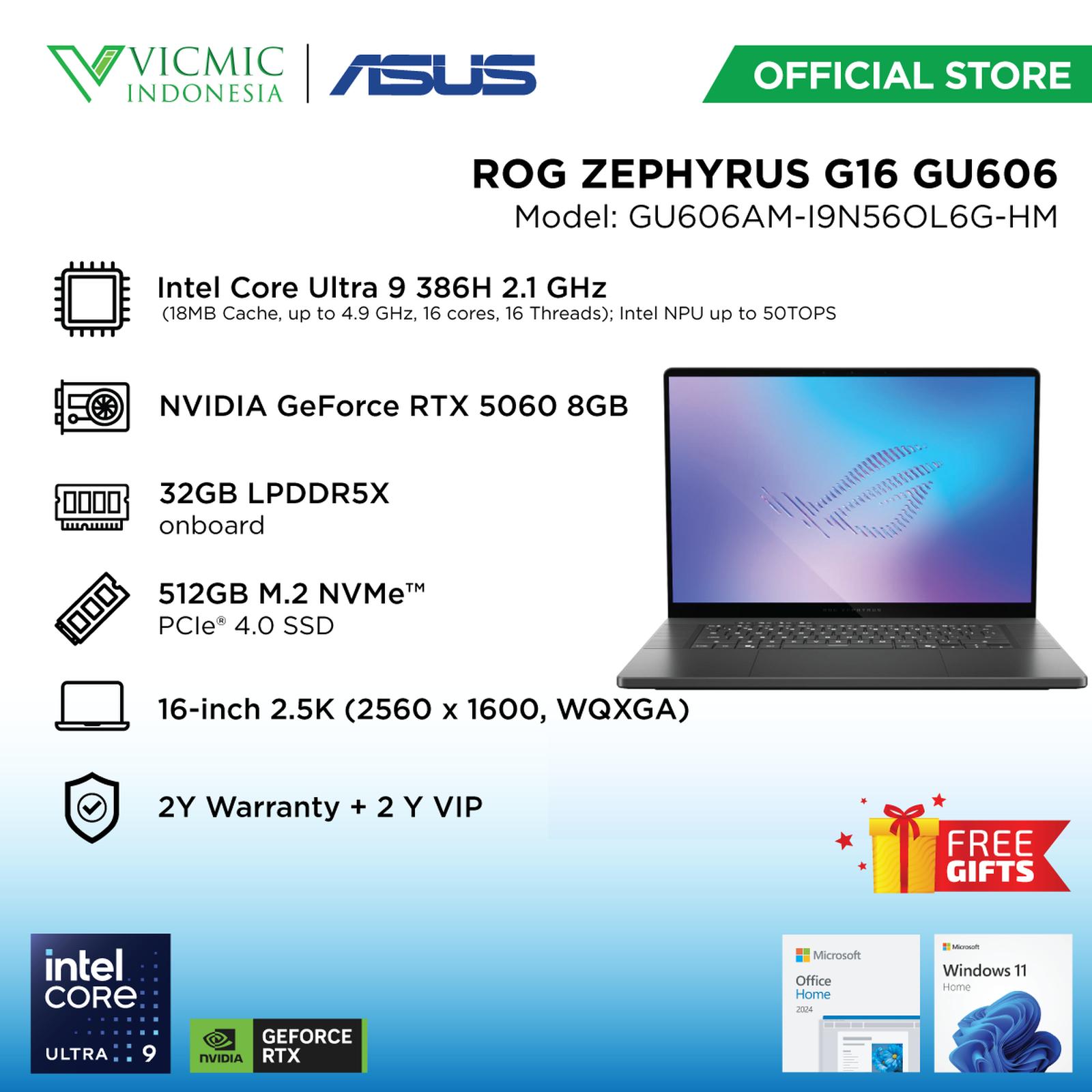 Asus ROG ZEPHYRUS G16 GU606AM-I9N56OL6G-HM