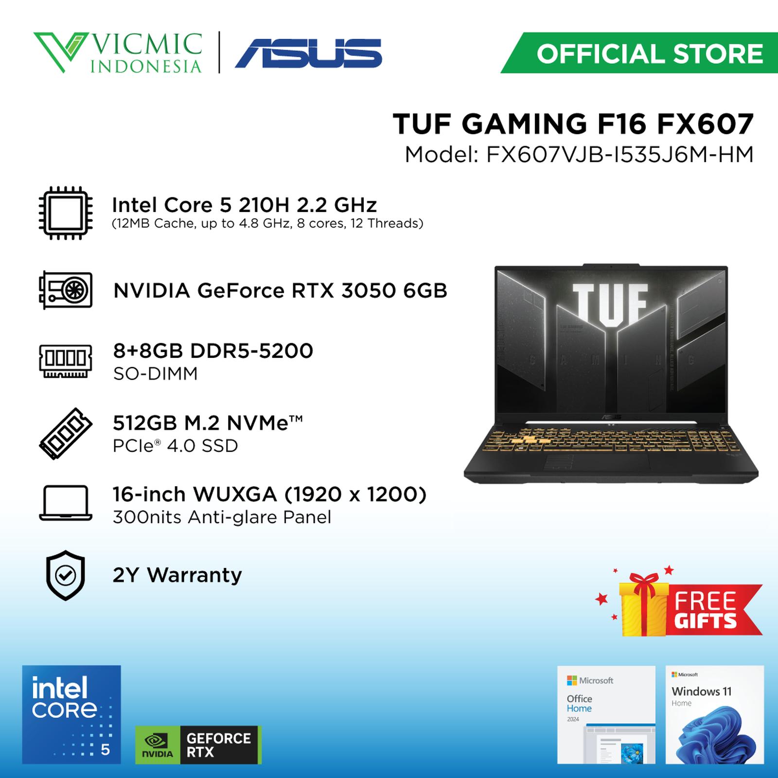 Asus TUF GAMING F16 FX607VJB-I535J6M-HM