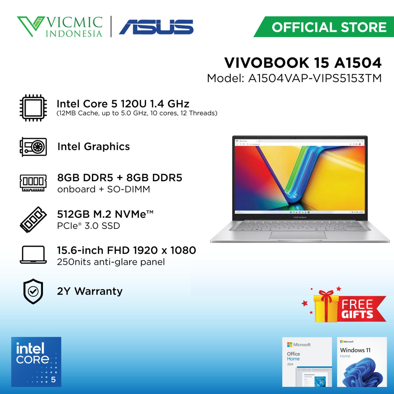 Asus VIVOBOOK 15 A1504VAP-VIPS5153TM